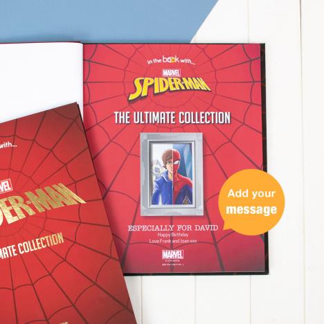Personalised Marvel Spiderman Collection Deluxe Book Extra Image 1